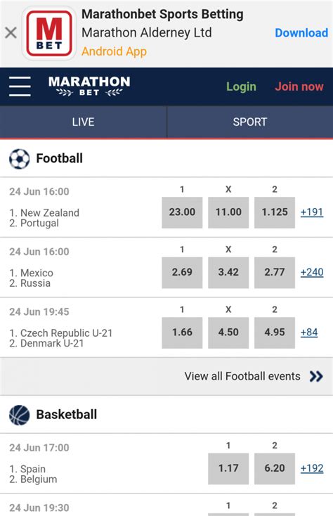 marathonbet app android|Marathonbet Scores .